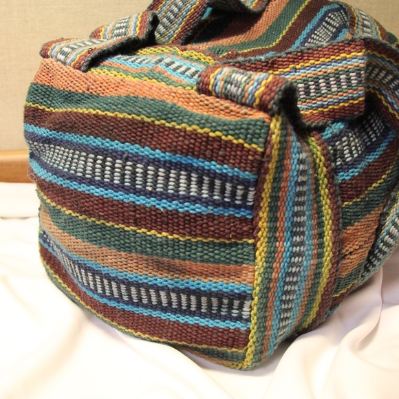 Artisan Backpack Handwoven Multicolor - Picture 8 of 10